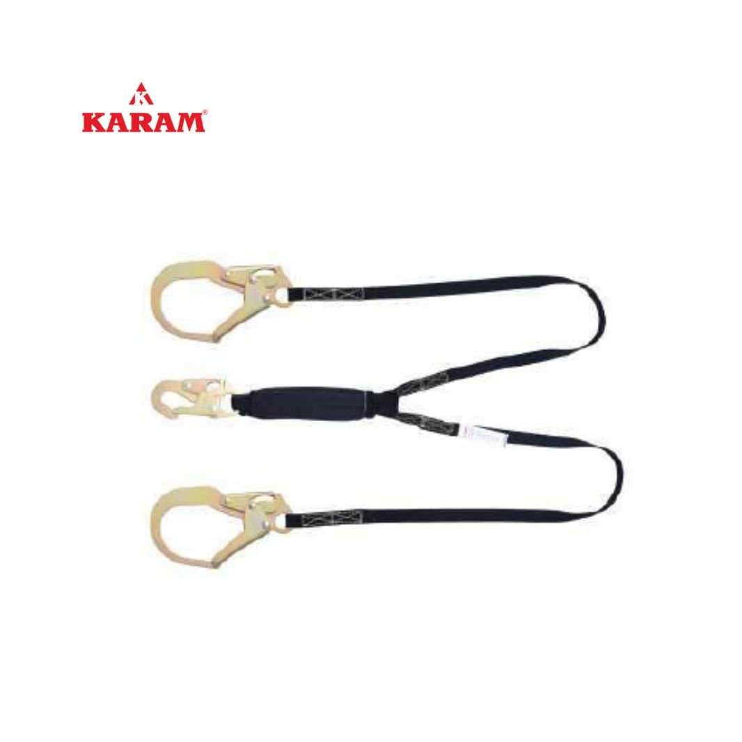 ENERGY ABSORBING FORKED WEBBING - DOUBLE LANYARD