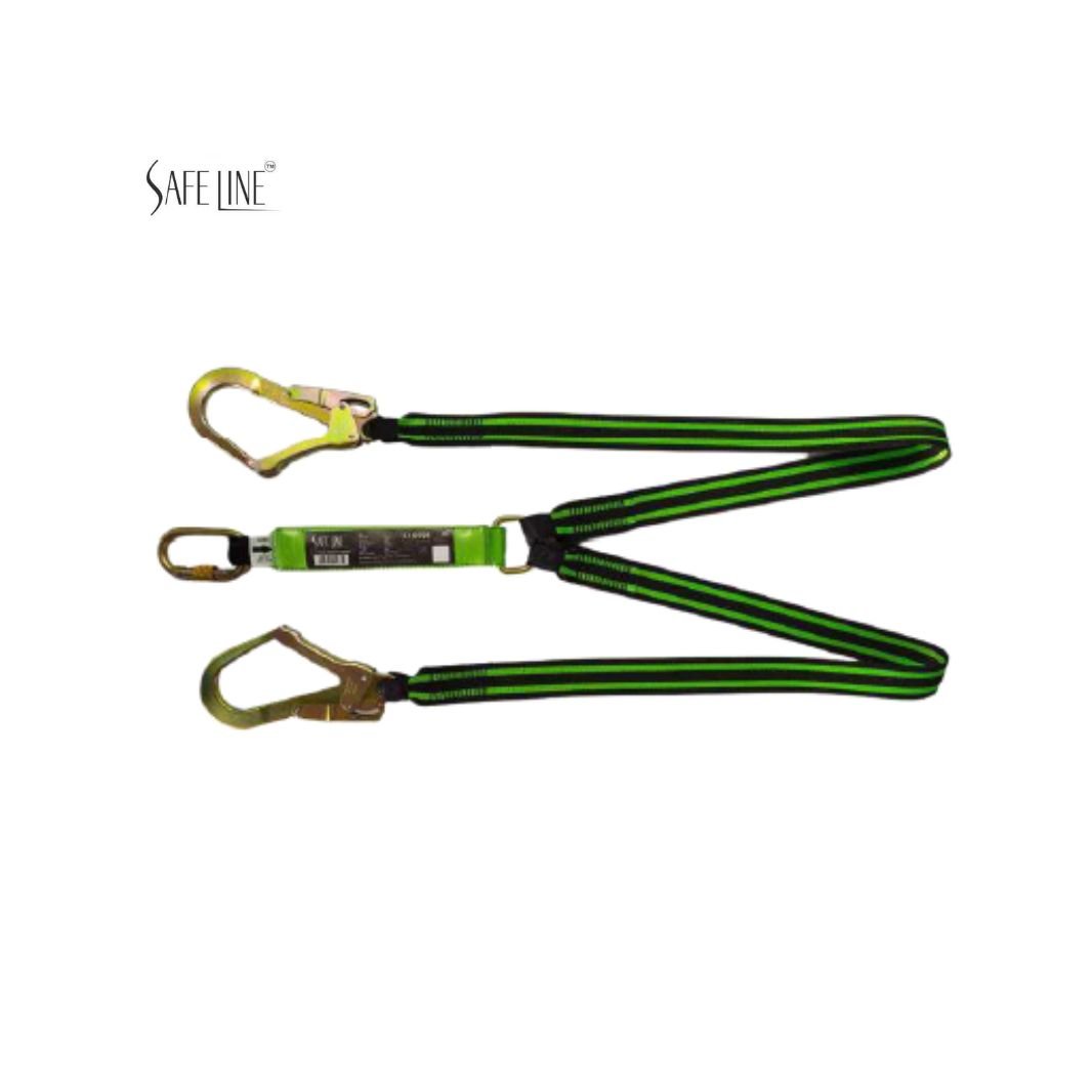 ENERGY ABSORBING FORKED WEBBING LANYARD